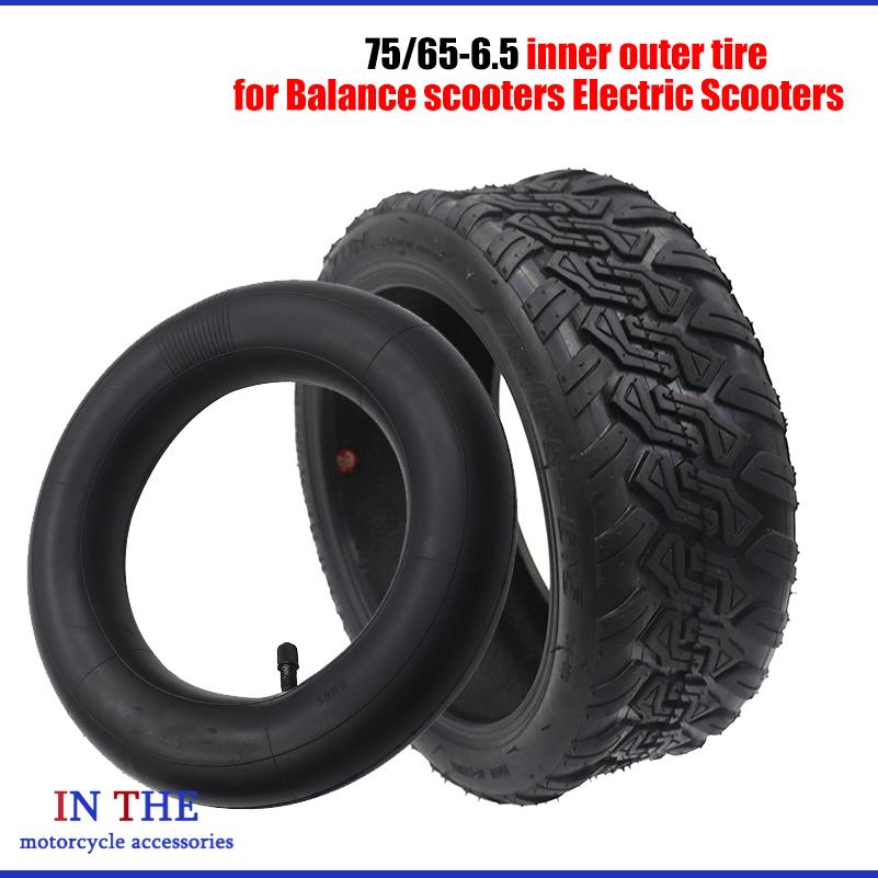 Scooter Tire - 10 inch 75/65-6.5 inner outer tires,