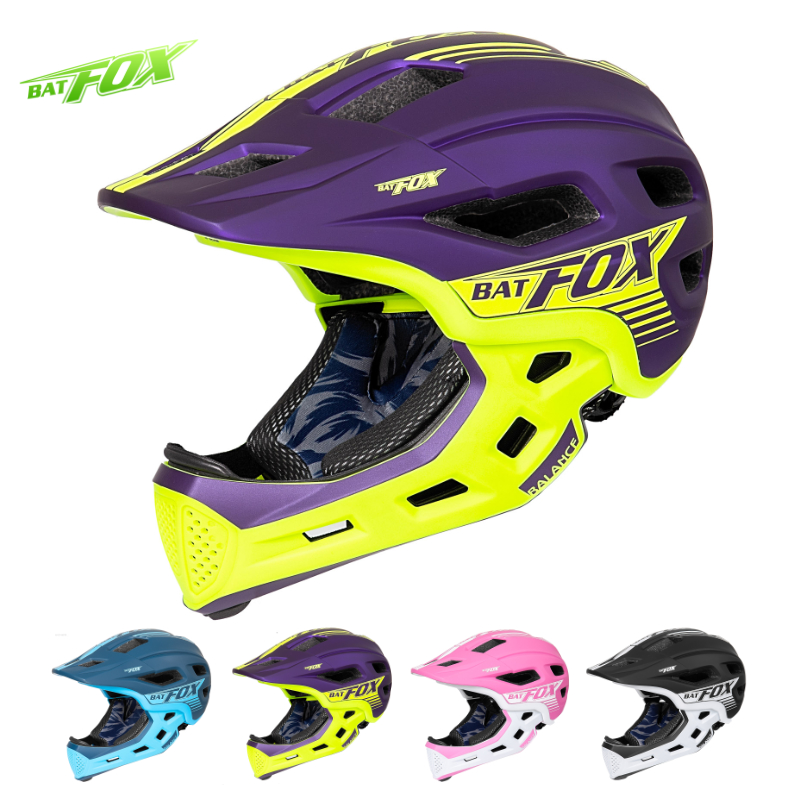 BATFOX Full Face Helmet Kids D - Scooter Helmet Set 评论和价格