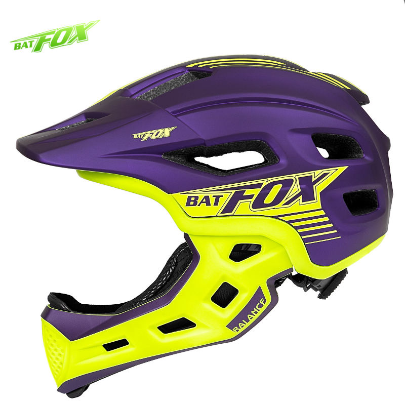 BATFOX Full Face Helmet Kids D - Scooter Helmet Set 评论和价格