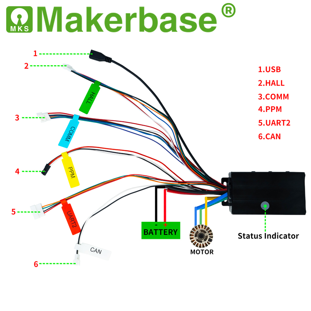 Makerbase VESC75 75V 100A Benj - Scooter Electric 评论和价格