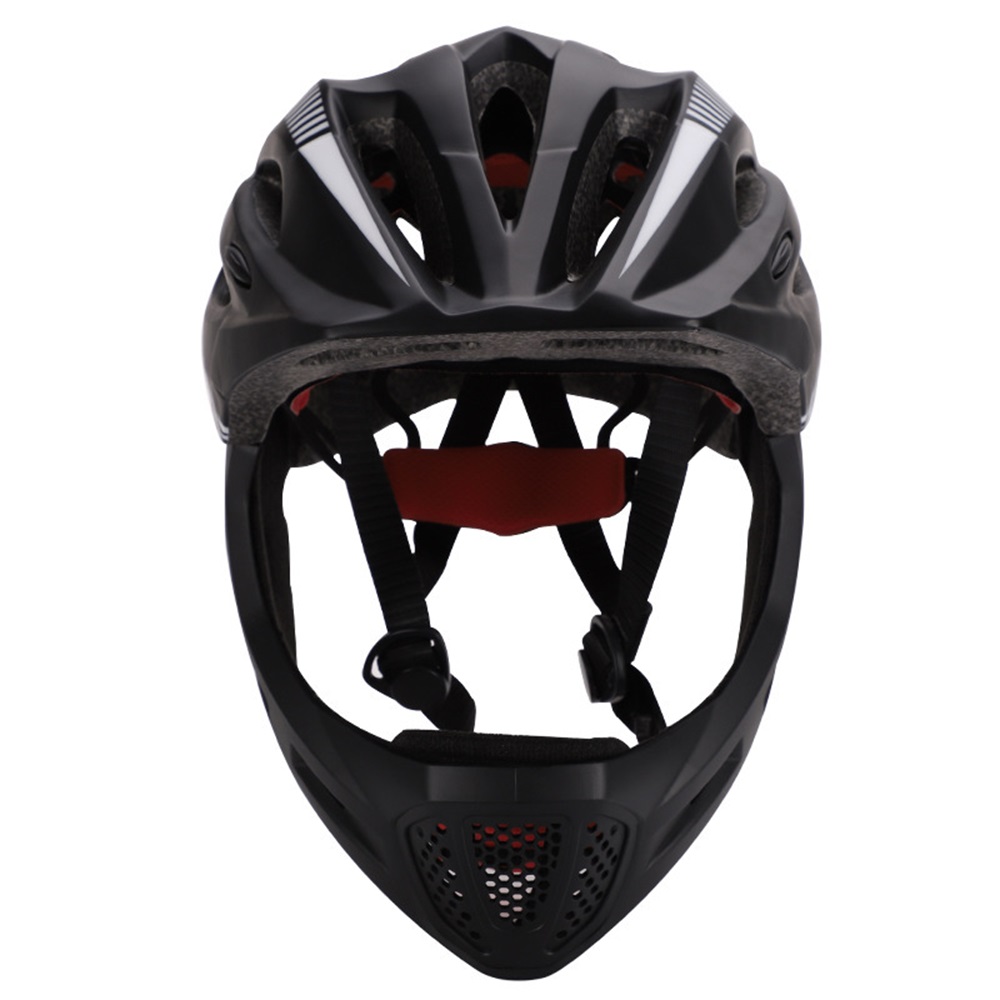 NEW LED Kids Full Face MTB Bik - Scooter Helmet Set 评论和价格