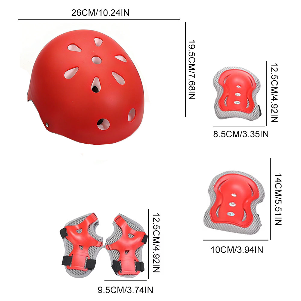 Kid Skating Protective Gear Se - Scooter Helmet Set 评论和价格